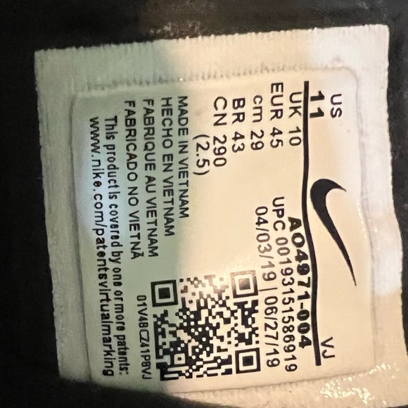 Nike Sportswear Air Max 270 React Black White - Picture 5 of 5